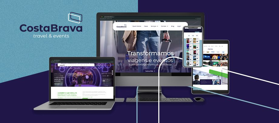 Imagem do Case feito pela Agência Bee Creative para Costa Brava – Site