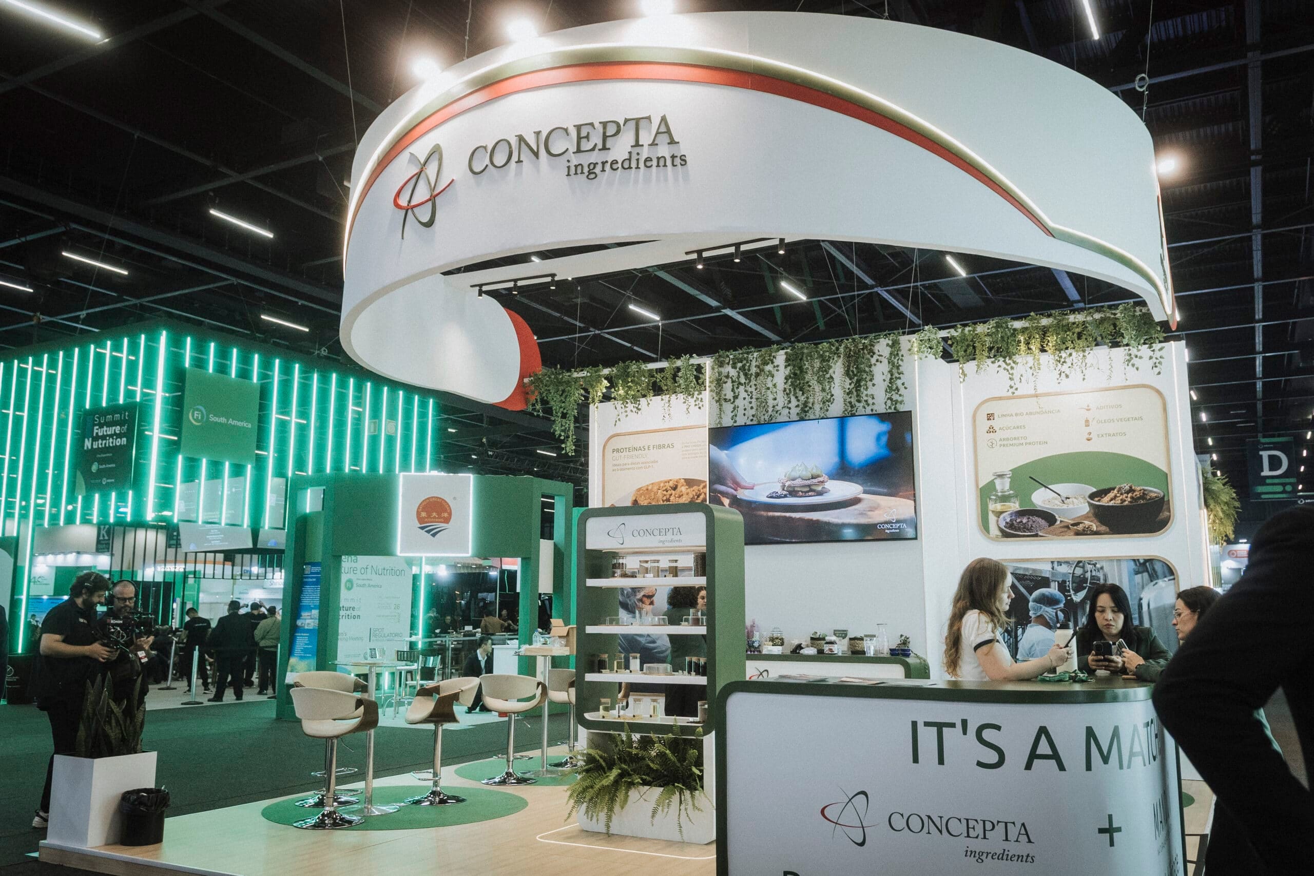 Imagem do Case feito pela Agência Bee Creative para FiSA 2026 – CONCEPTA INGREDIENTS